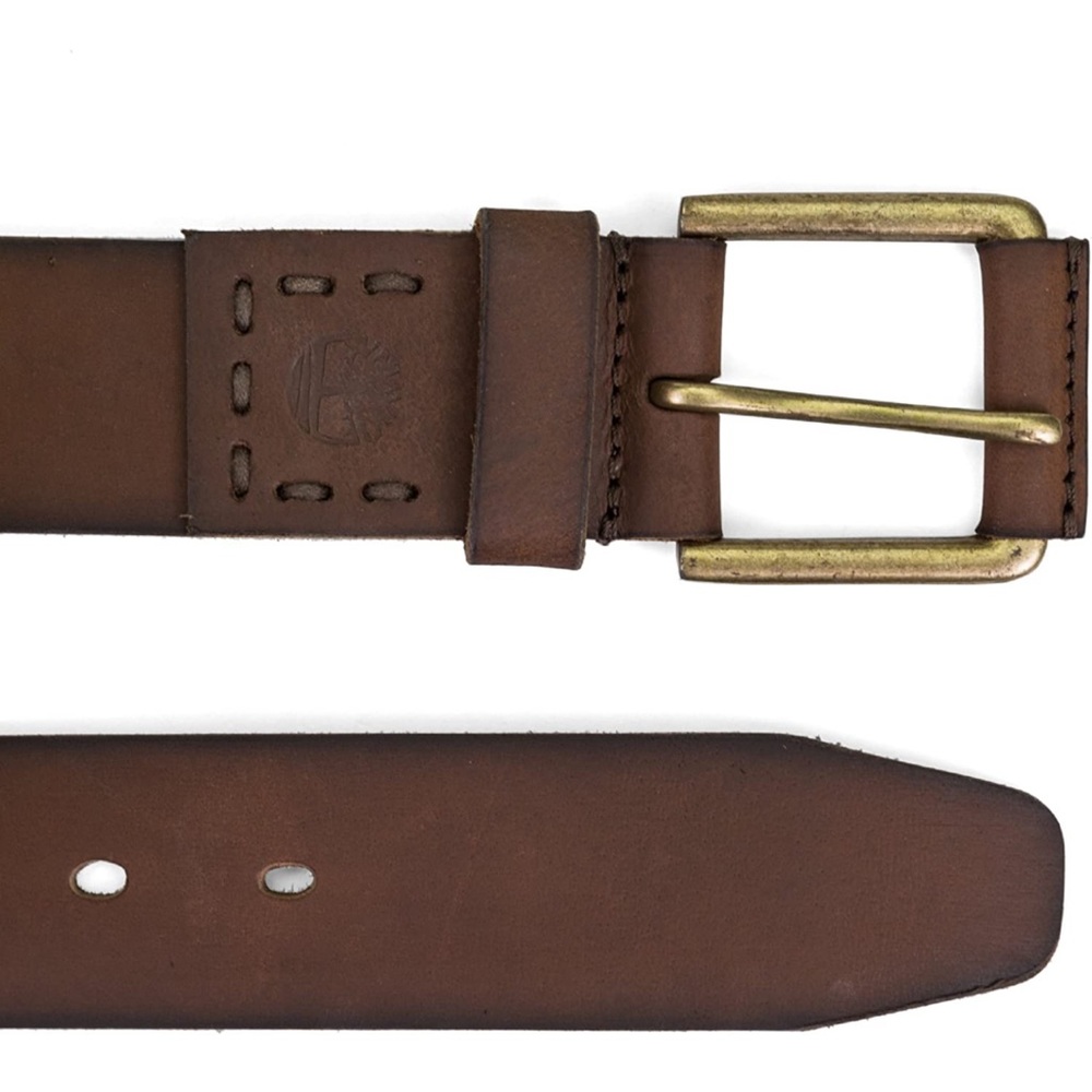 Timberland Top Grain Leather Belt Size 32 NWT - Picture 2 of 7